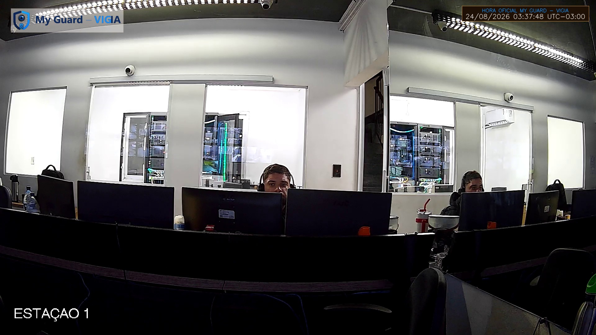 Imagem real de um posto sem o operador na área configurada